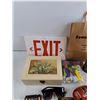 Image 2 : Exit Sign, Sunglasses, The Lone Ranger Book, Maraca, Flashlight, Misc