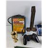 Image 2 : Horse Surround 110V Fence Charger, Brass Vase, Sony DualShock 2 Joystick, Tea Mug, Phone Case, Misc