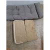 Image 4 : (2) Cushions 46" x 22" x 4" & 24" x 24" x 7", Cannot Ship