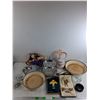 Image 1 : Lagostina Frying Pan, Ash Trays, Two Tiered Serving Tray, Cloth Doll, Misc