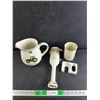 John Deere Ceramic Pitcher, Braun Blender with Accessories - Powers On, As Is
