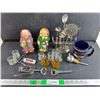 Retirement Fund Coin Banks, Ceramic Mug, Shot Glasses, Bottle & Wine Openers