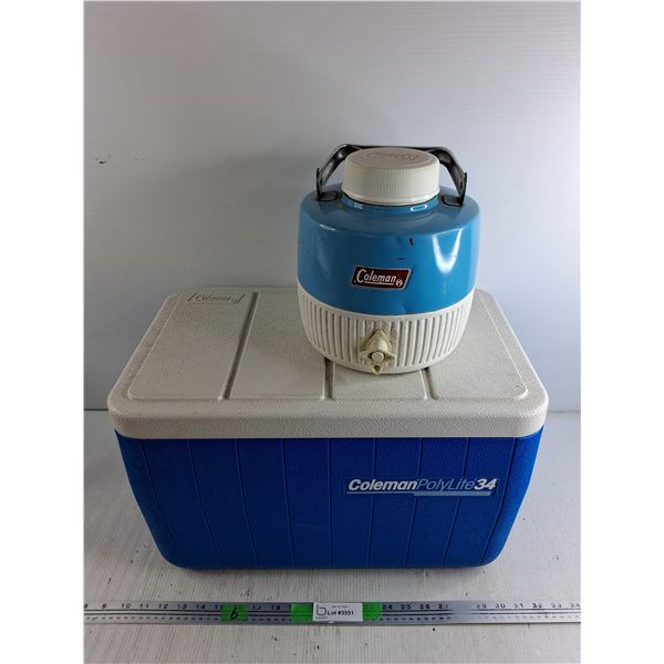 Coleman PolyLite34 & Coleman Ice Coolers 20" x 13" x 12", 9" x 9" , Cannot Ship