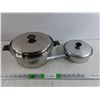 Image 1 : (2) Cooking Pots with Lids 11" & 7"
