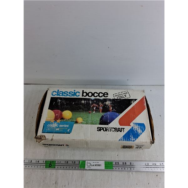 Classic Bocce Game