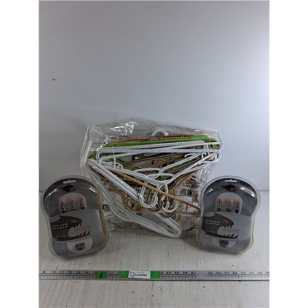 (2) Component Video Cables - New, Hangers