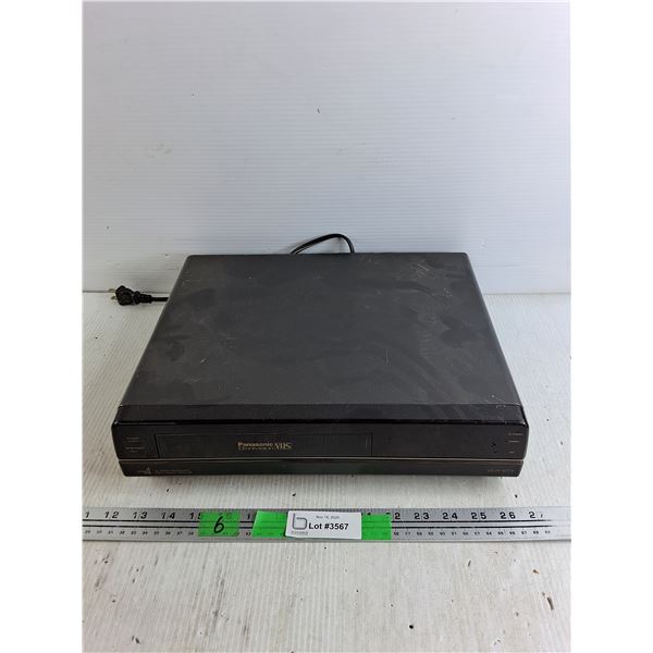 Panasonic Omnivision VHS Player - Powers On, As Is