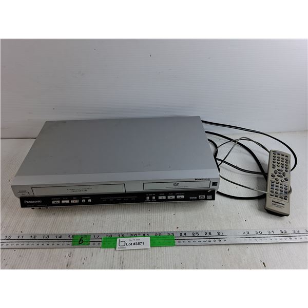 Panasonic Double Feature Omnivision Hi Fi Stereo - Powers On, As Is