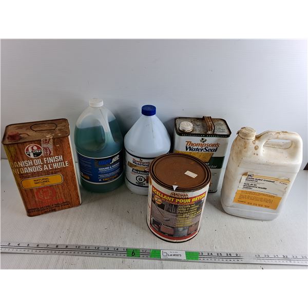 Danish Oil Finish, DeckWash, Pressure Washer Detergent, Linseed Oil, Misc, Partially Full