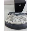 Image 3 : Microsoft Keyboard, Logitech Speaker 6" x 6" x 8" - As Is