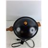Image 2 : 14"  Electric Wok Pan with Lid - Powers On, As Is
