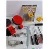 Image 3 : Screwdrivers, Painters Pyramid, Scissors, Caliper, Brush Drill Bits, Misc
