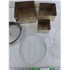 Image 4 : Metal Baking Dishes, (3) Glass Pie Dishes