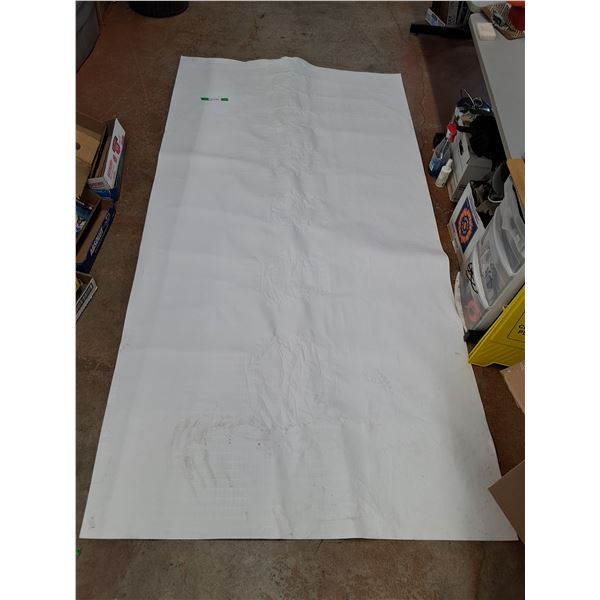 (2)102" x52" White Rectangular Felt