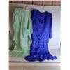 Image 1 : Green Dress, Purple Dress