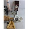 Image 5 : Meat Grinder, Juicer Press, pH Computer, Tupperware Baking Mat, Dough Roller, Misc