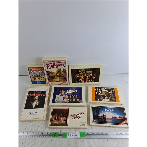 Readers Digest Cassettes - Harry James, Back Home for Christmas, Luciano Pavarotti