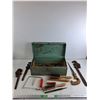Image 1 : Pipe Wrenches, Metal Brushes, Metal Files, Screwdrivers, Metal Tool Box, Misc
