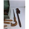 Image 5 : Pipe Wrenches, Metal Brushes, Metal Files, Screwdrivers, Metal Tool Box, Misc