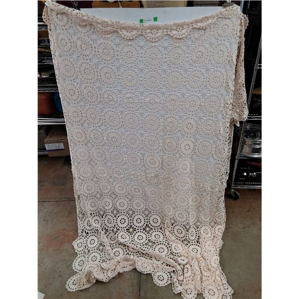 Crochet Tablecloth 81" x 70"