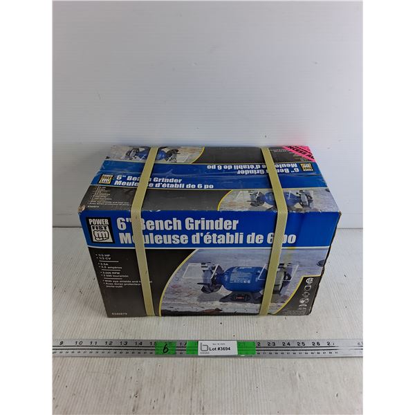 Power Fist 6" Bench Grinder - Sealed