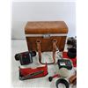 Image 2 : Praktica LLC Film Camera, Camera Flash, Lens, Camera Bag 13" x 7" x 9", Misc - As Is