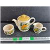 Ceramic Tea Pot, Cream & Sugar Set