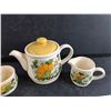 Image 3 : Ceramic Tea Pot, Cream & Sugar Set