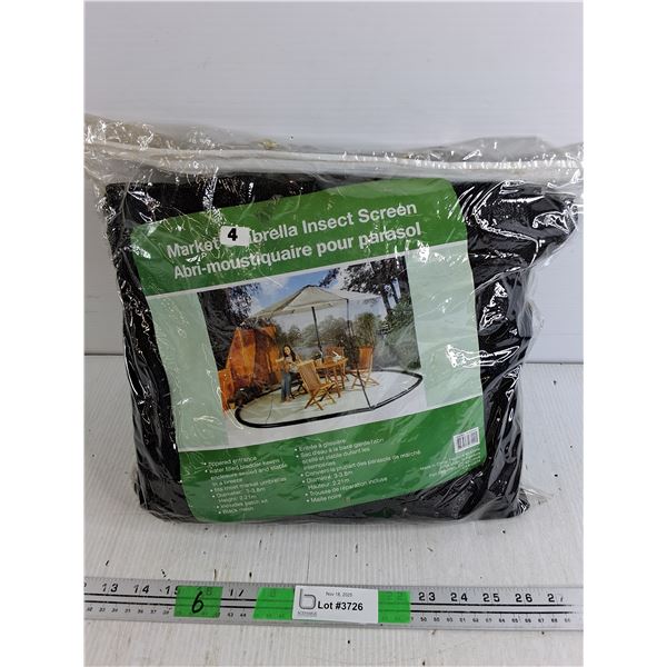 Market Umbrella Insect Screen