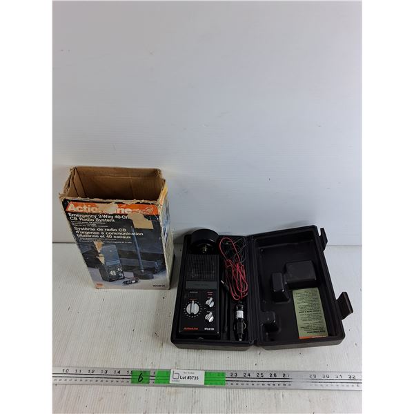 Emergency 2 Way 40 Channel CB 12V Radio System - As Is