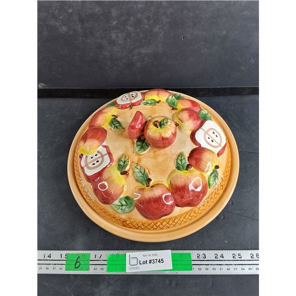 11" Ceramic Pie Dish with Lid