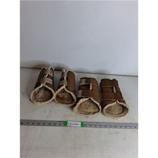 Lunging Splint Boots For Horses Fronts & Backs (Size Medium)