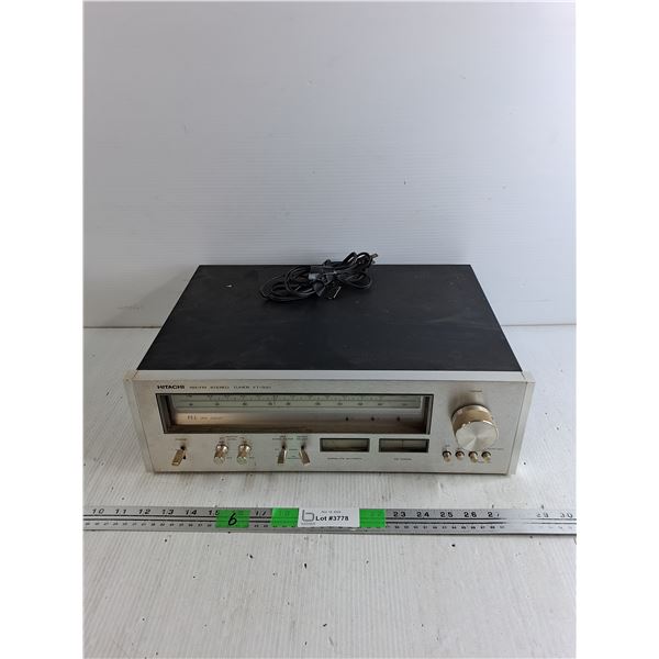 Vintage Hitachi AM/FM Stereo Tuner - Powers On, As Is