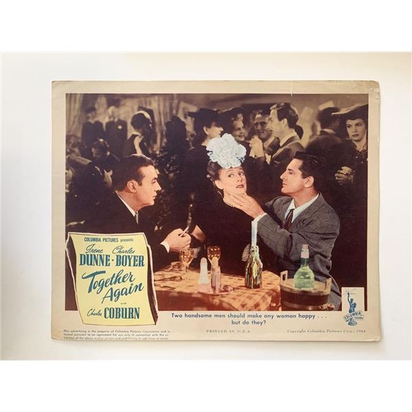 Together Again original 1944 vintage lobby card