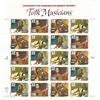 Image 1 : Folk Musicians Stamps