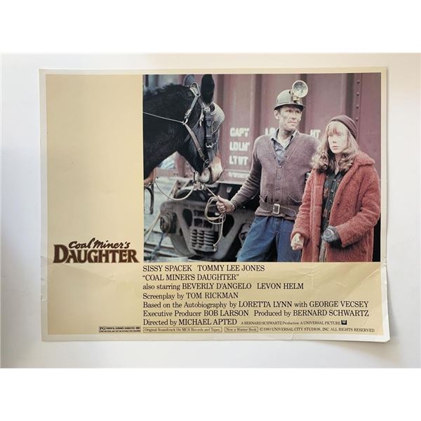 Coal Miner's Daughter original 1980 vintage lobby card