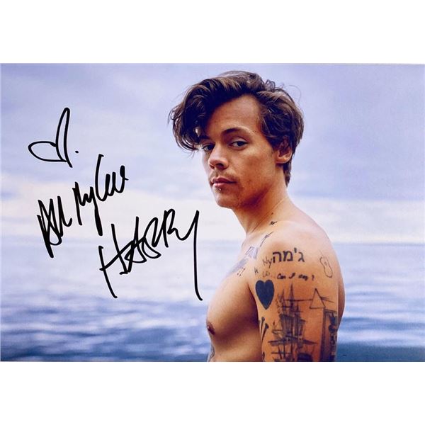 Harry Styles facsimile signed  photo