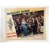 Image 1 : Incendiary Blonde original 1945 vintage lobby card