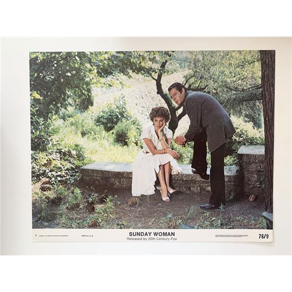 The Sunday Woman  original 1976 vintage lobby card