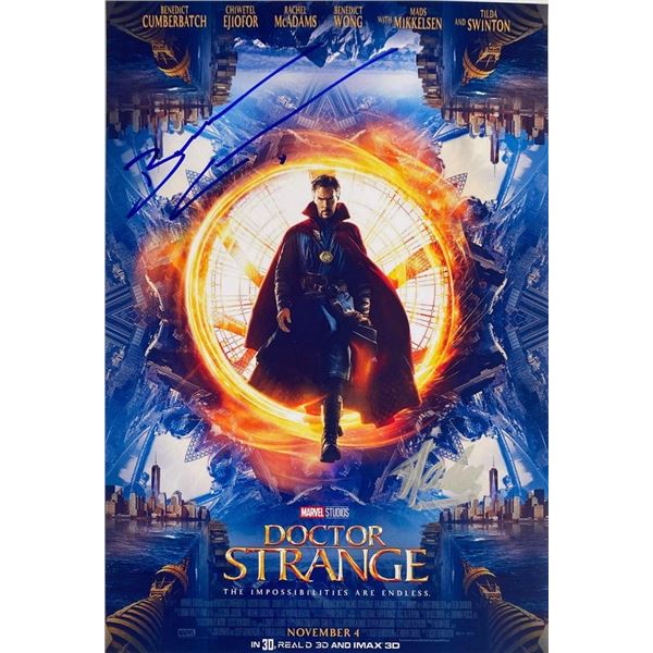 Doctor Strange Benedict Cumberbatch facsimile signed movie photo
