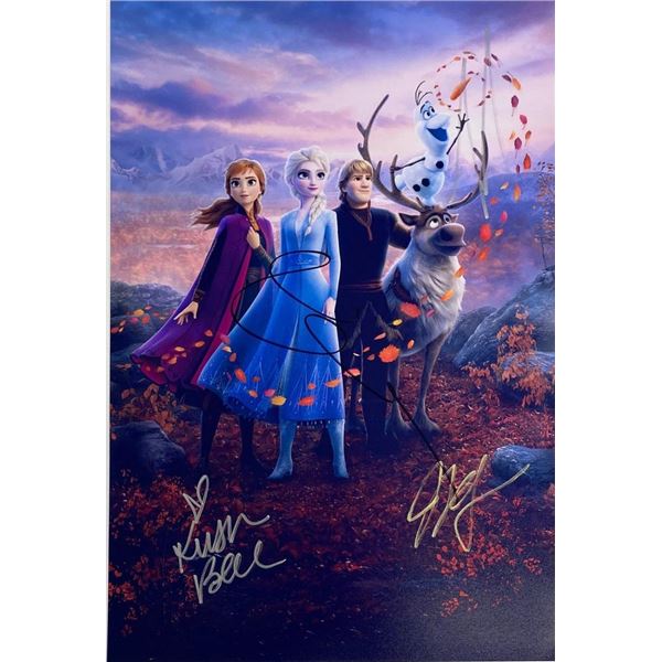 Frozen cast facsimile signed movie photo