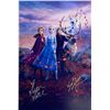 Image 1 : Frozen cast facsimile signed movie photo