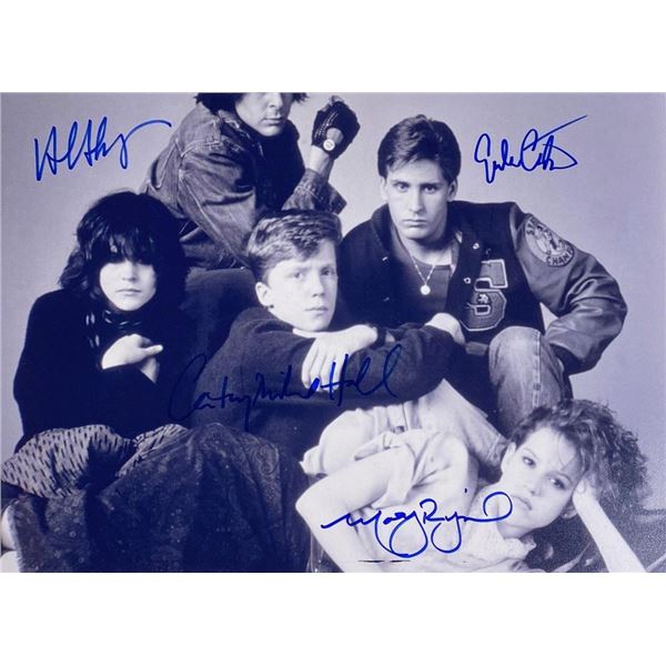 The Breakfast Club cast facsimile signed movie photo