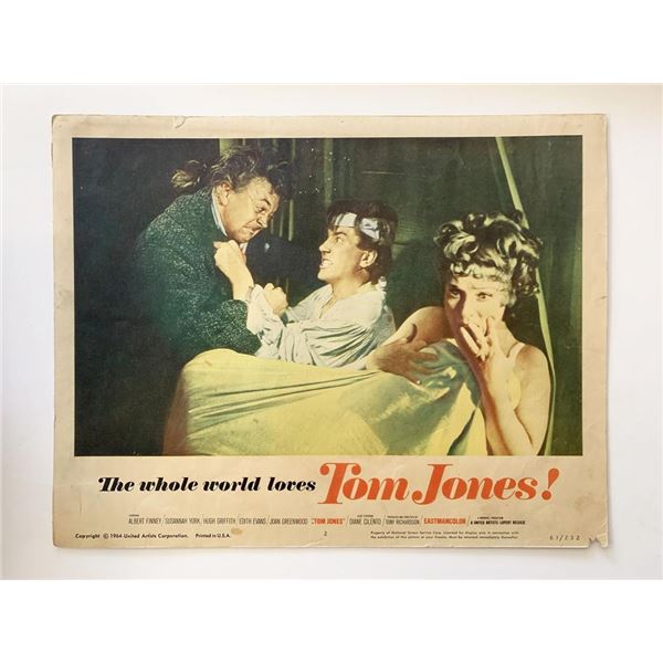 Tom Jones original 1963 vintage lobby card