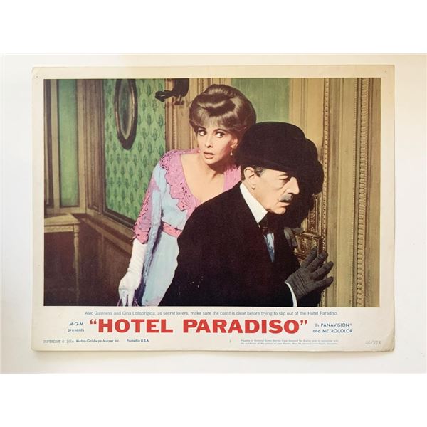 Hotel Paradiso  original 1966 vintage lobby card