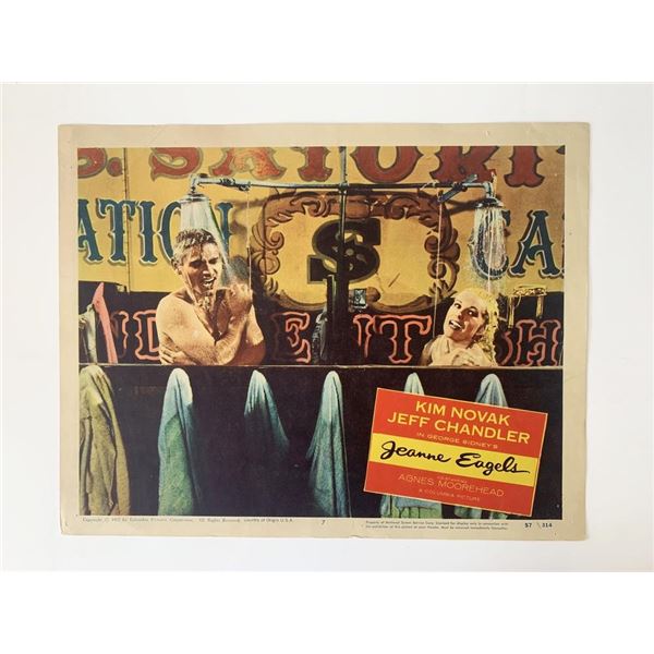 Jeanne Eagels original 1957 vintage lobby card