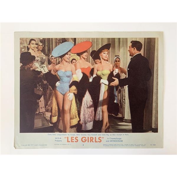 Les Girls original 1957 vintage lobby card