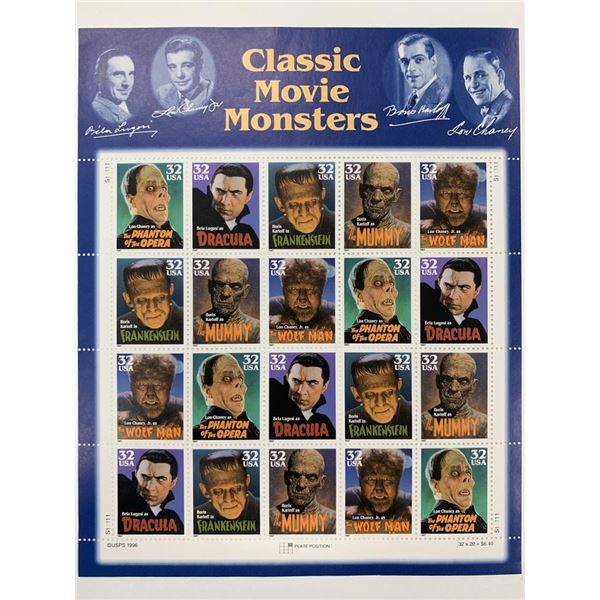Classic Monsters Stamp Set