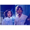 Image 1 : Star Wars Carrie Fisher and Mark Hamill facsimile signed movie photo