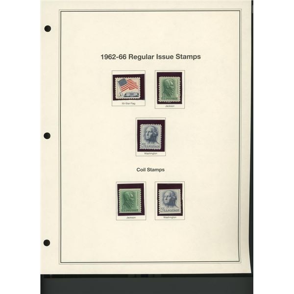 1962-66 Regular Issue and Coil Stamp Set